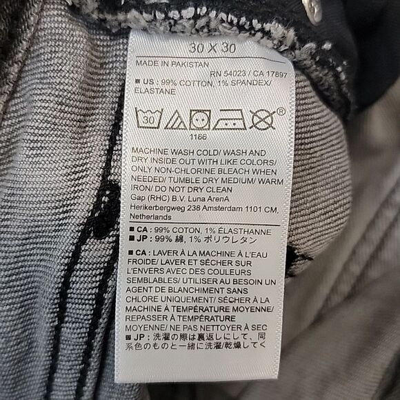 BANANA REPUBLIC Slim Fit Standard Jean size 30x30 - Picture 9 of 10